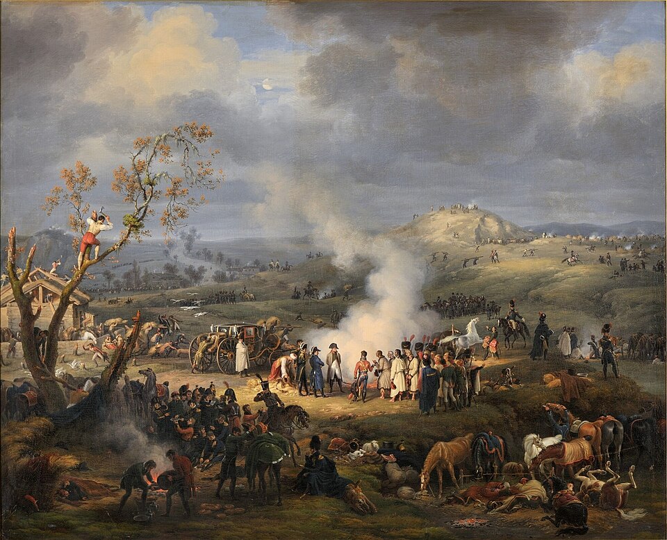 LFL : Bivouac de Napoléon à la veille de la Bataille d'Austerlitz / Cette œuvre est également dans le domaine public