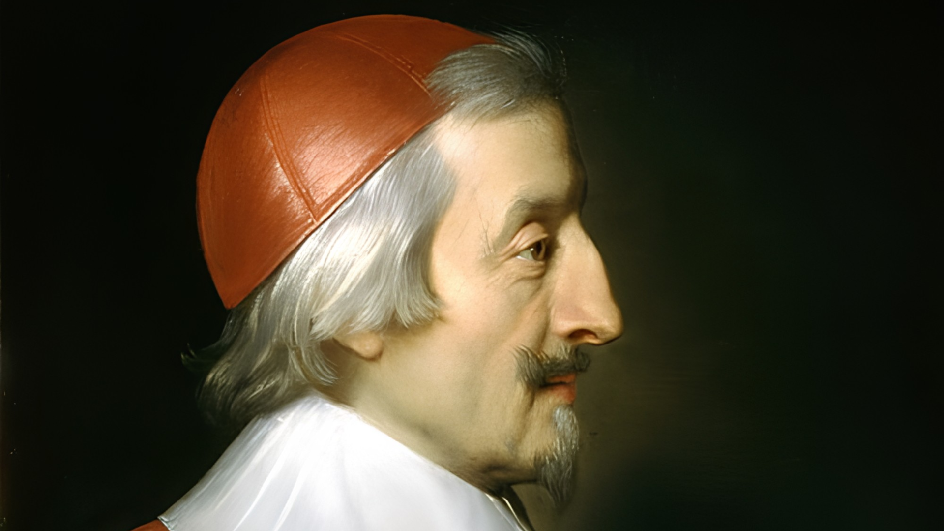 Le Cardinal de Richelieu par Philippe de Champaigne, musée des beaux-arts de Strasbourg. Domaine Public