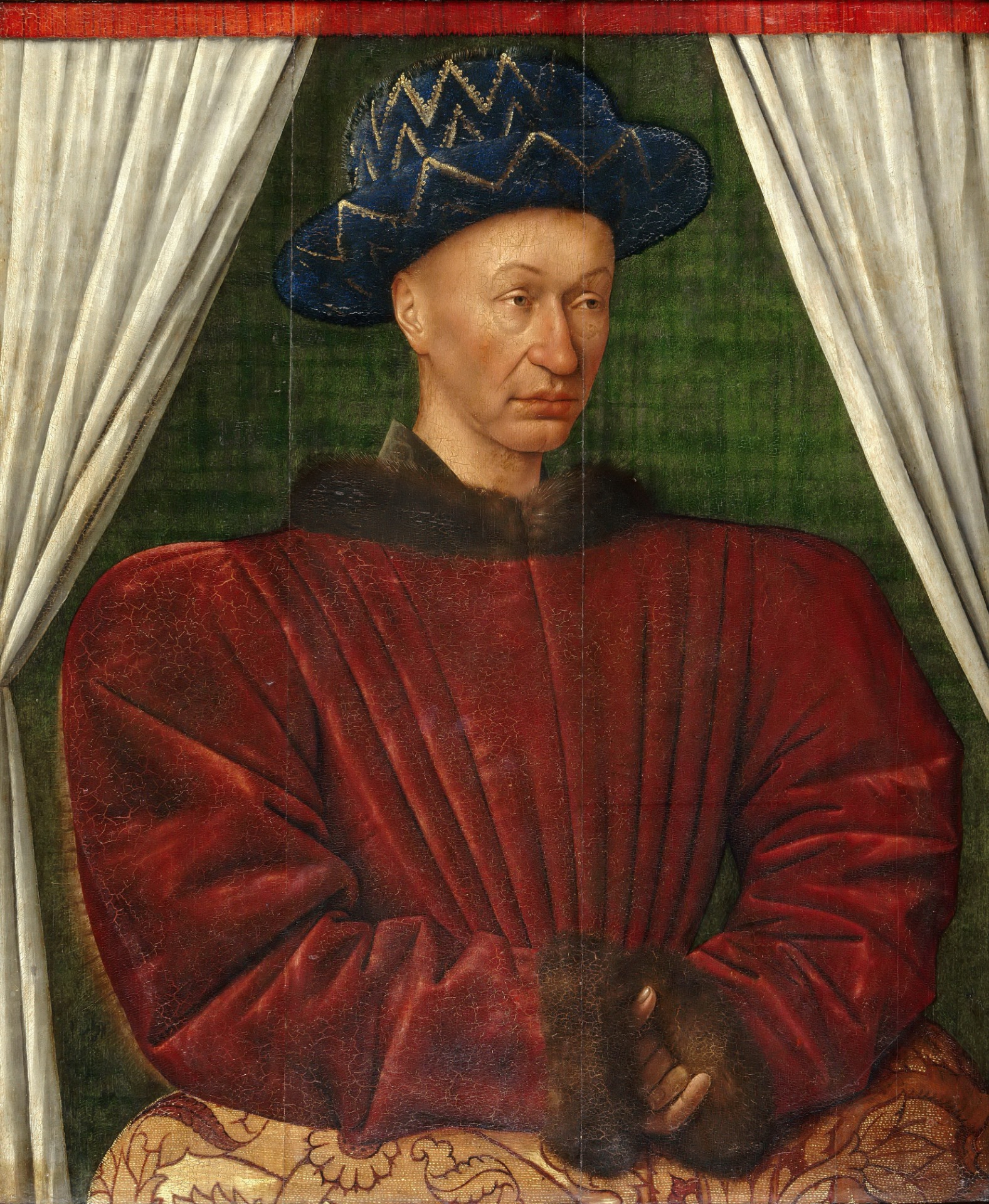 Charles VII (1403-1461), Jean Fouquet, Domaine Public 